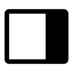 Open Panel Filled Right SVG Icon